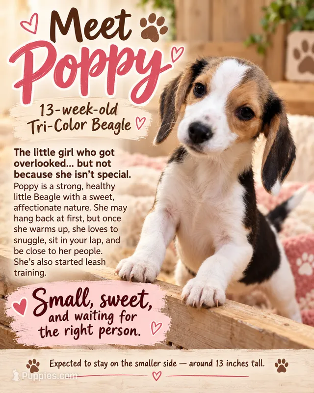 Poppy – Beagle puppy for sale in Groton, NY