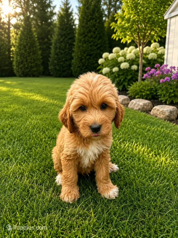 Juliette  – Miniature Goldendoodle puppy for sale in Crete, IL