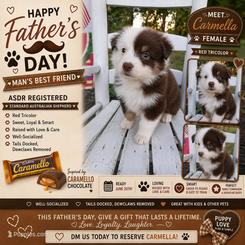 Carmella – Australian Shepherd puppy for sale in Decatur, TN