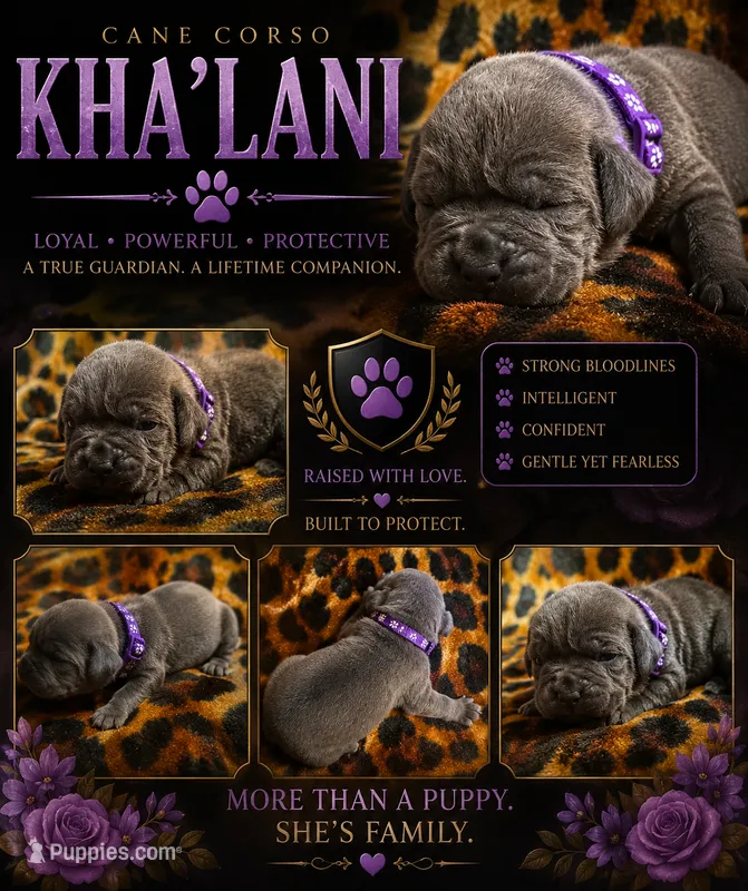 Kha’Lani – Cane Corso puppy for sale in Orlando, FL