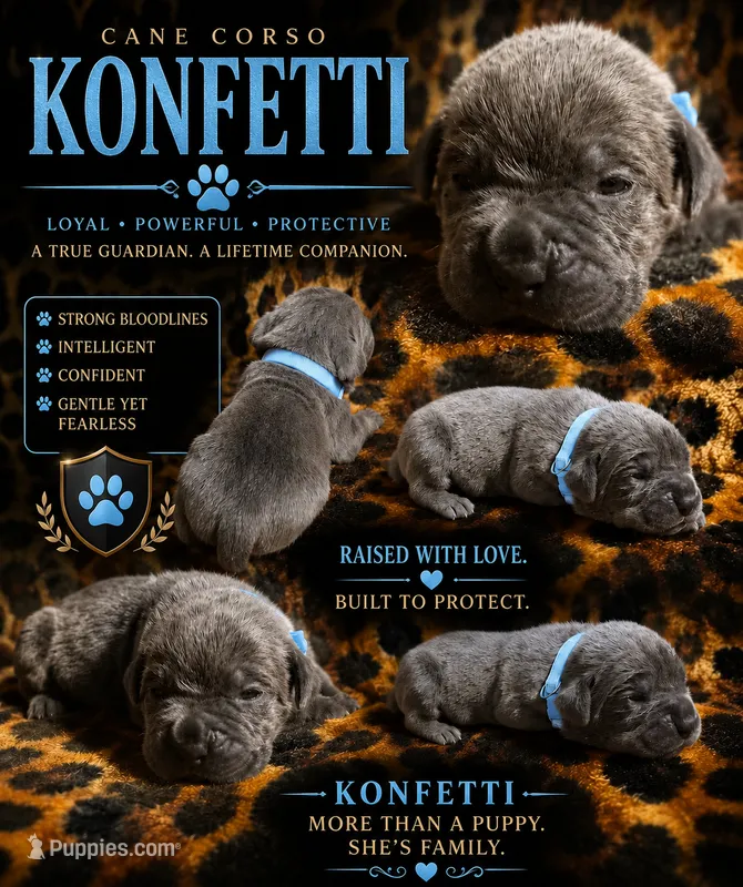 Konfetti – Cane Corso puppy for sale in Orlando, FL