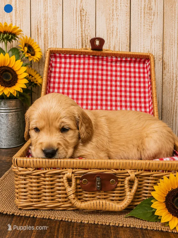 River Blue – Golden Retriever puppy on hold in Temple, TX