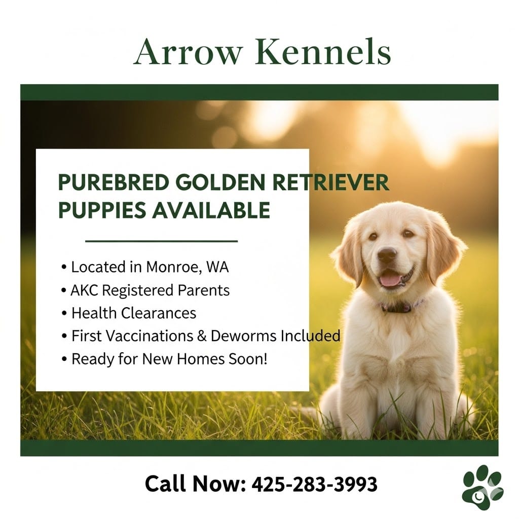 Orange  – Golden Retriever puppy for sale in Monroe, WA