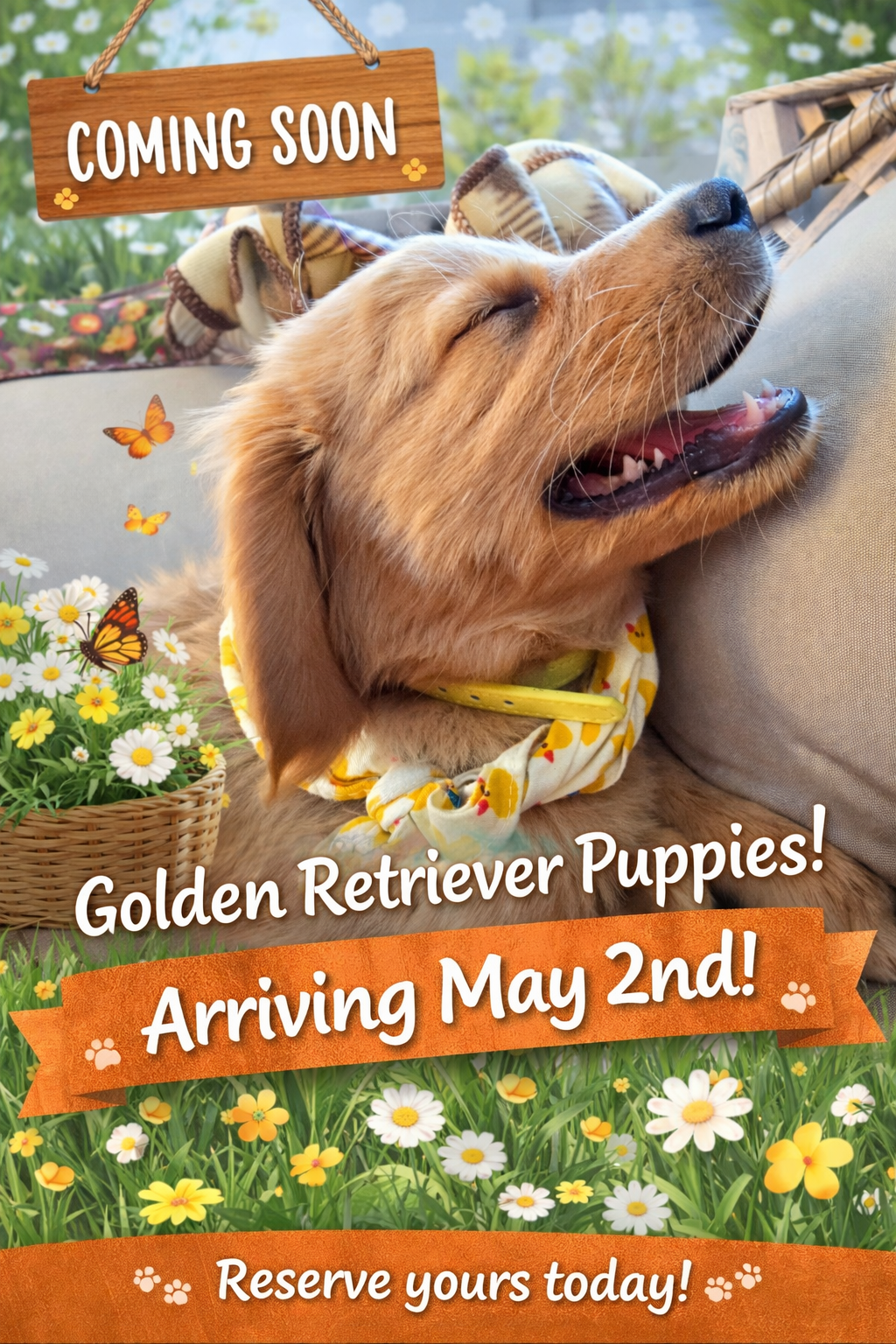 Golden retriever puppies due May 2nd – Golden Retriever puppy for sale in Merritt Island, FL