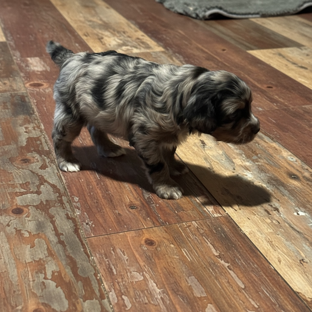 Moon, a male Bernedoodle for sale in Hickory, NC – Photo 4 of 5