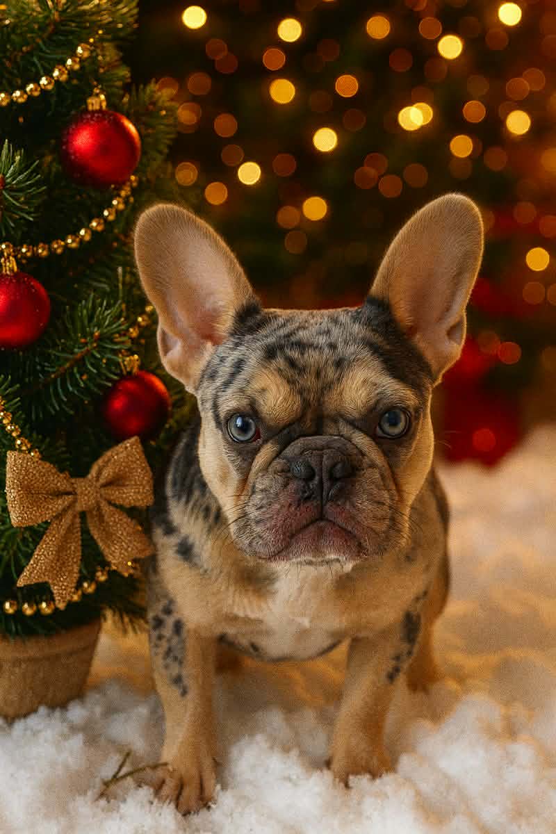 Merle Boy, a male French Bulldog for sale in Saxon, WI – Photo 4 of 6