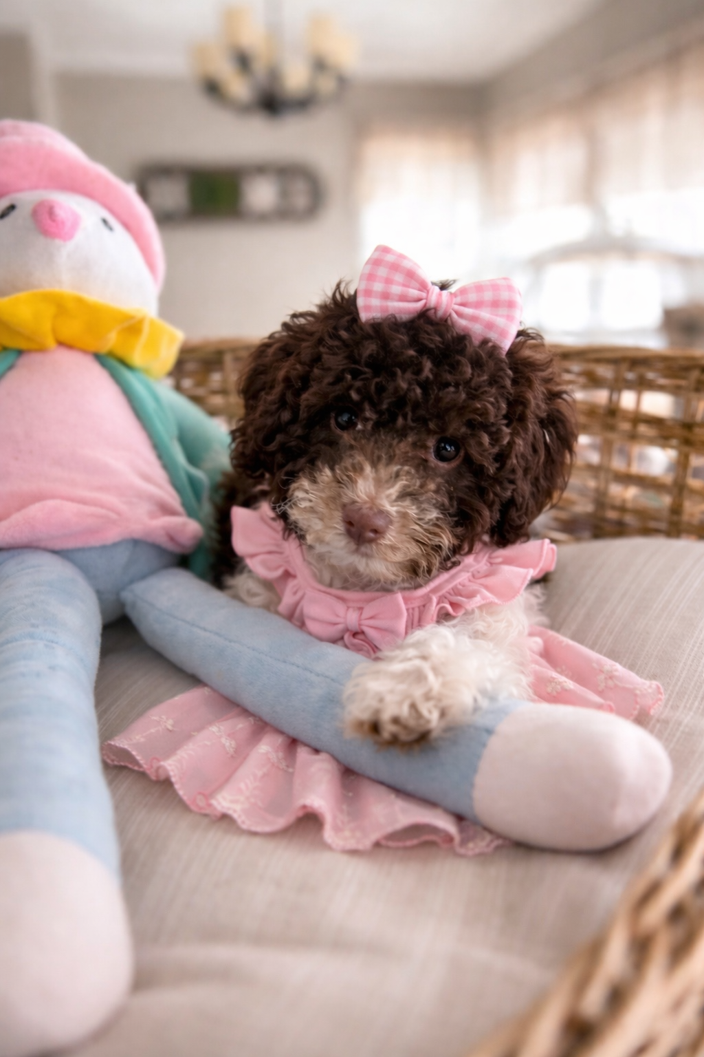 Mocha  – Miniature Goldendoodle puppy for sale in Chicago, IL