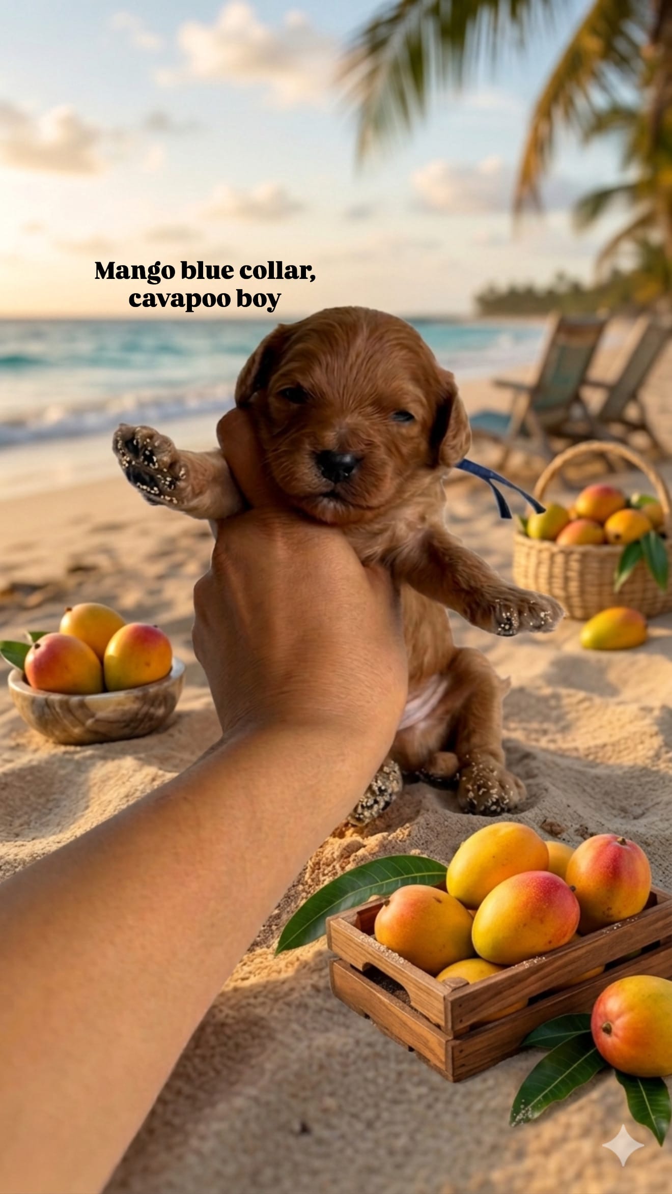 Mango  – Cavapoo, Poodle - Miniature  puppy for sale in Selma, NC