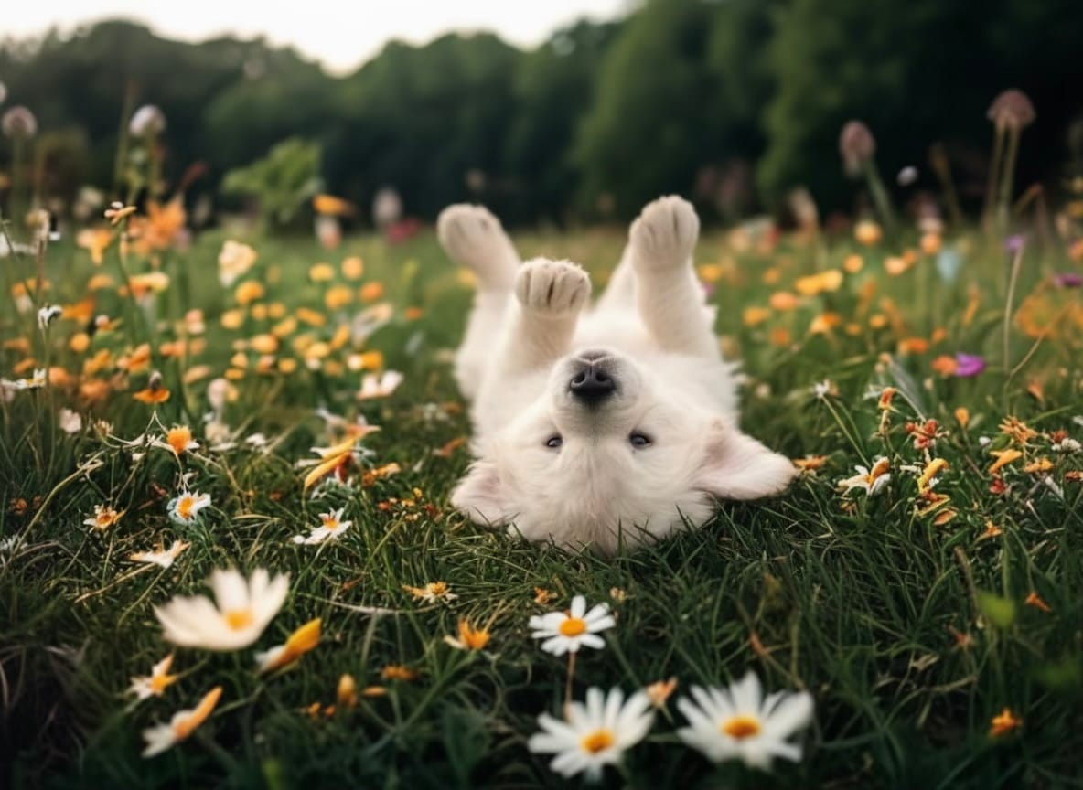 AKC English Cream Golden Retriever - Snow Rose – English Cream Golden Retriever puppy for sale in Puyallup, WA