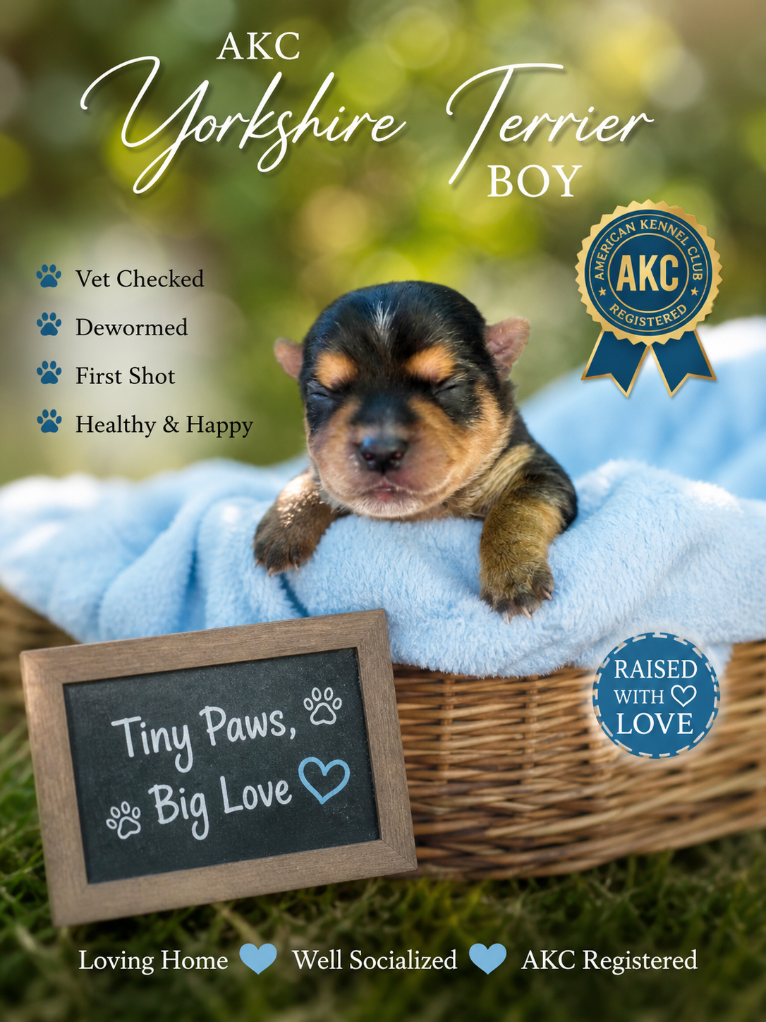 Alpha  – Yorkshire Terrier puppy for sale in Sumter, SC