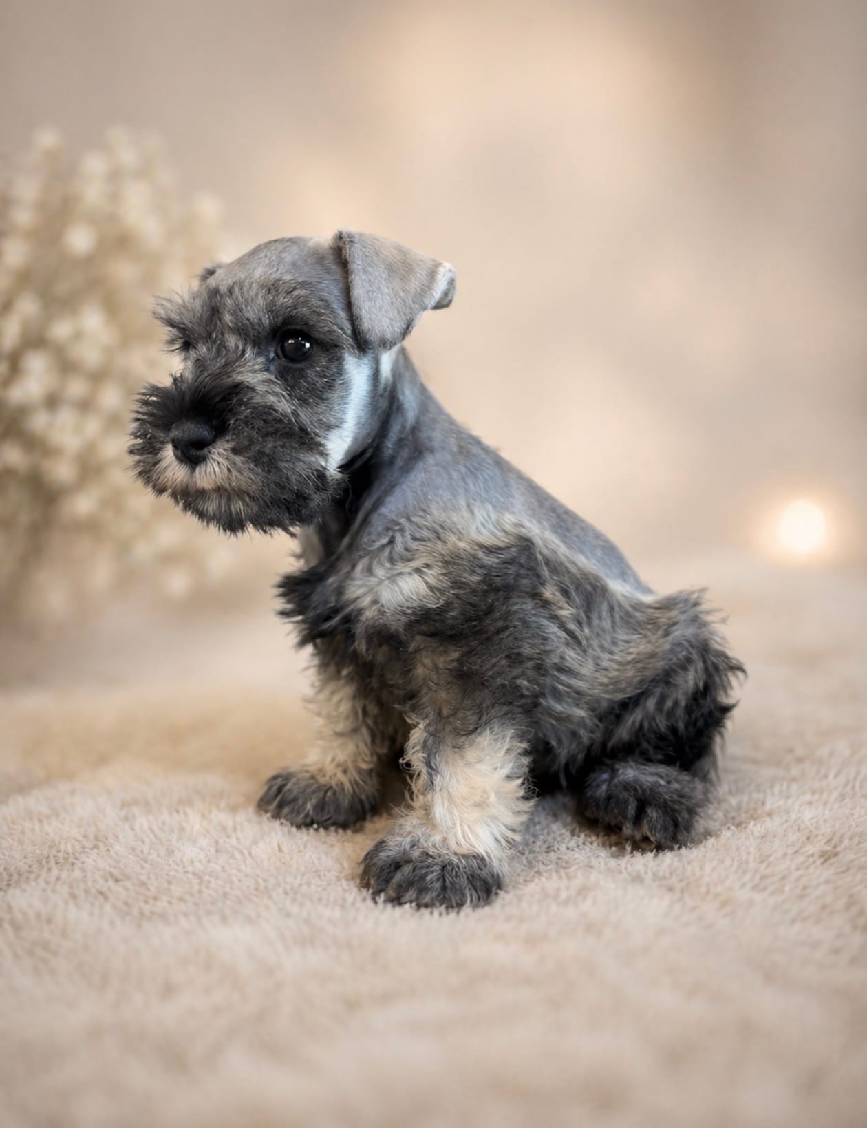  AKC Boomer – Miniature Schnauzer puppy for sale in Exeter, MO