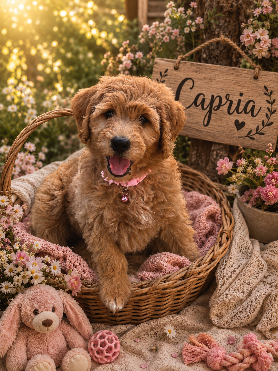 Capria – Double Doodle puppy for sale in Lexington, NC